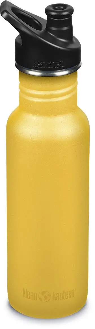 Nerezová lahev Klean Kanteen Classic Narrow 18oz (w/Sport Cap) - Old Gold 532 ml uni