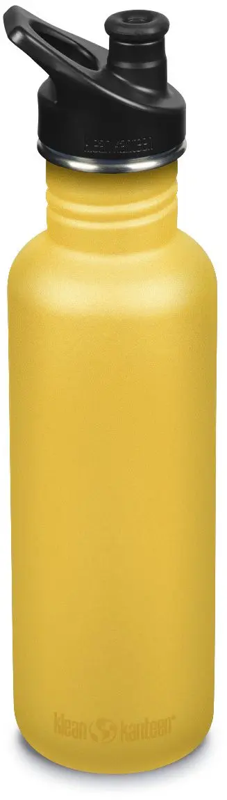 Nerezová lahev Klean Kanteen Classic 27oz (w/Sport Cap) - Old Gold 800 ml uni
