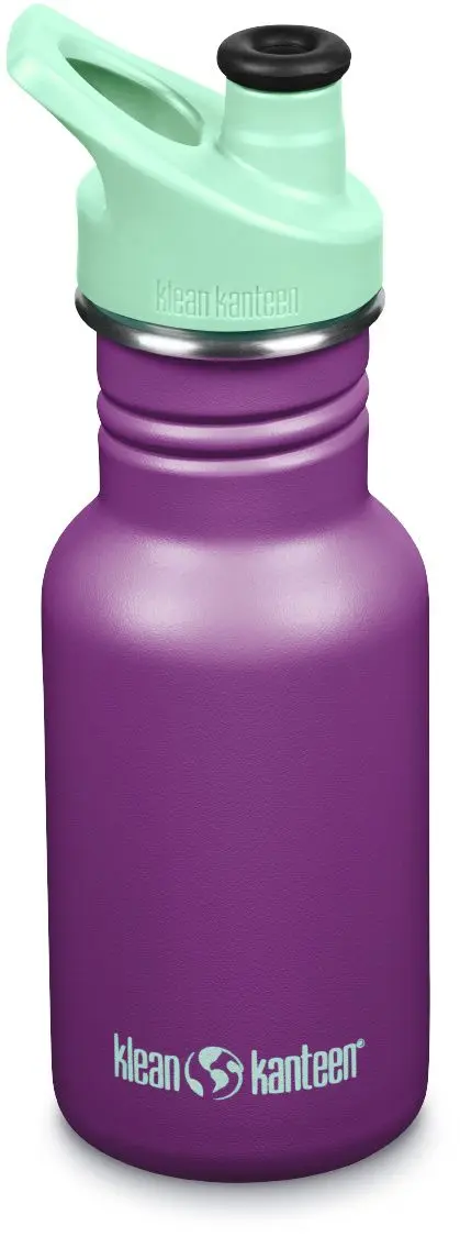 Dětská nerezová lahev Klean Kanteen Kid Classic Narrow 12oz (w/Kid Sport Cap) - Sparkling Grape 355 ml uni