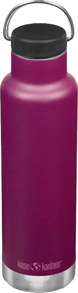 Nerezová termolahev Klean Kanteen Insulated Classic 20oz (w/Loop Cap) - Purple Potion 592 ml uni