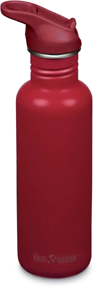 Nerezová lahev Klean Kanteen Classic 27oz (w/Flip Seal Sport) - Garnet uni