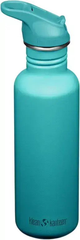 Nerezová lahev Klean Kanteen Classic 27oz (w/Flip Seal Sport) - Baltic 800 ml uni