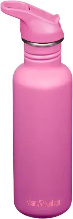 Nerezová lahev Klean Kanteen Classic 27oz (w/Flip Seal Sport) - Rose Violet 800 ml uni