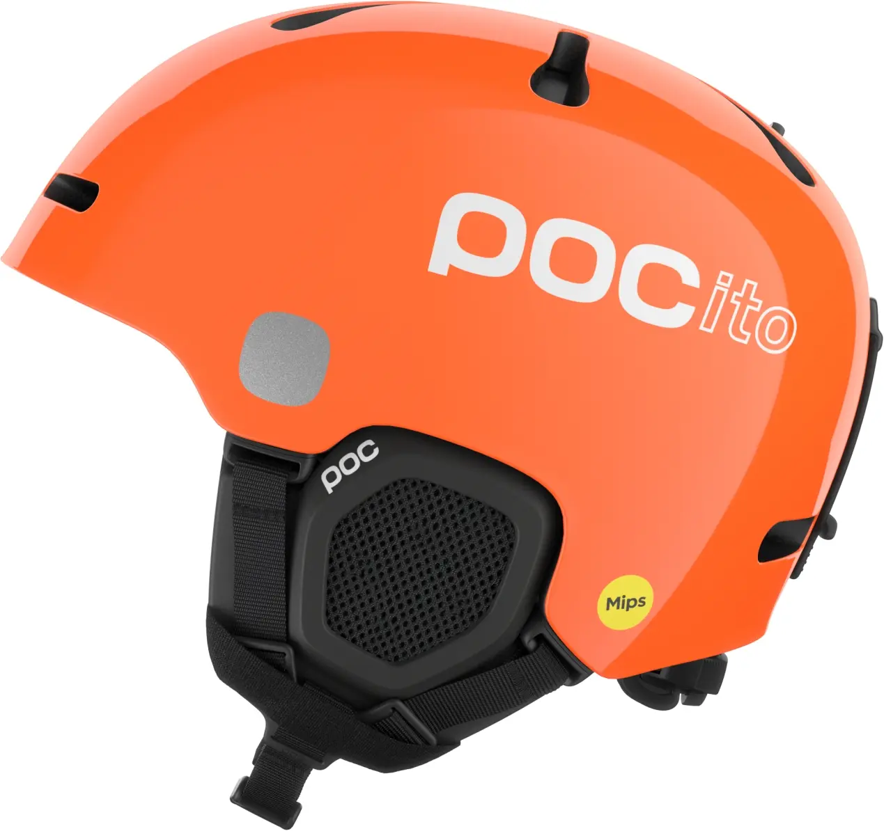 Dětská lyžařská helma POCito Fornix MIPS - Fluorescent Orange 55-58