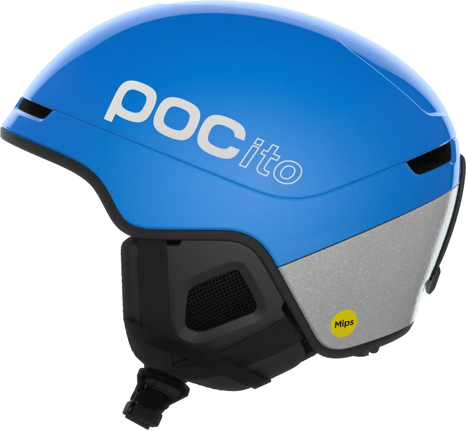 Dětská lyžařská helma POCito Obex - Fluorescent Blue 48-52