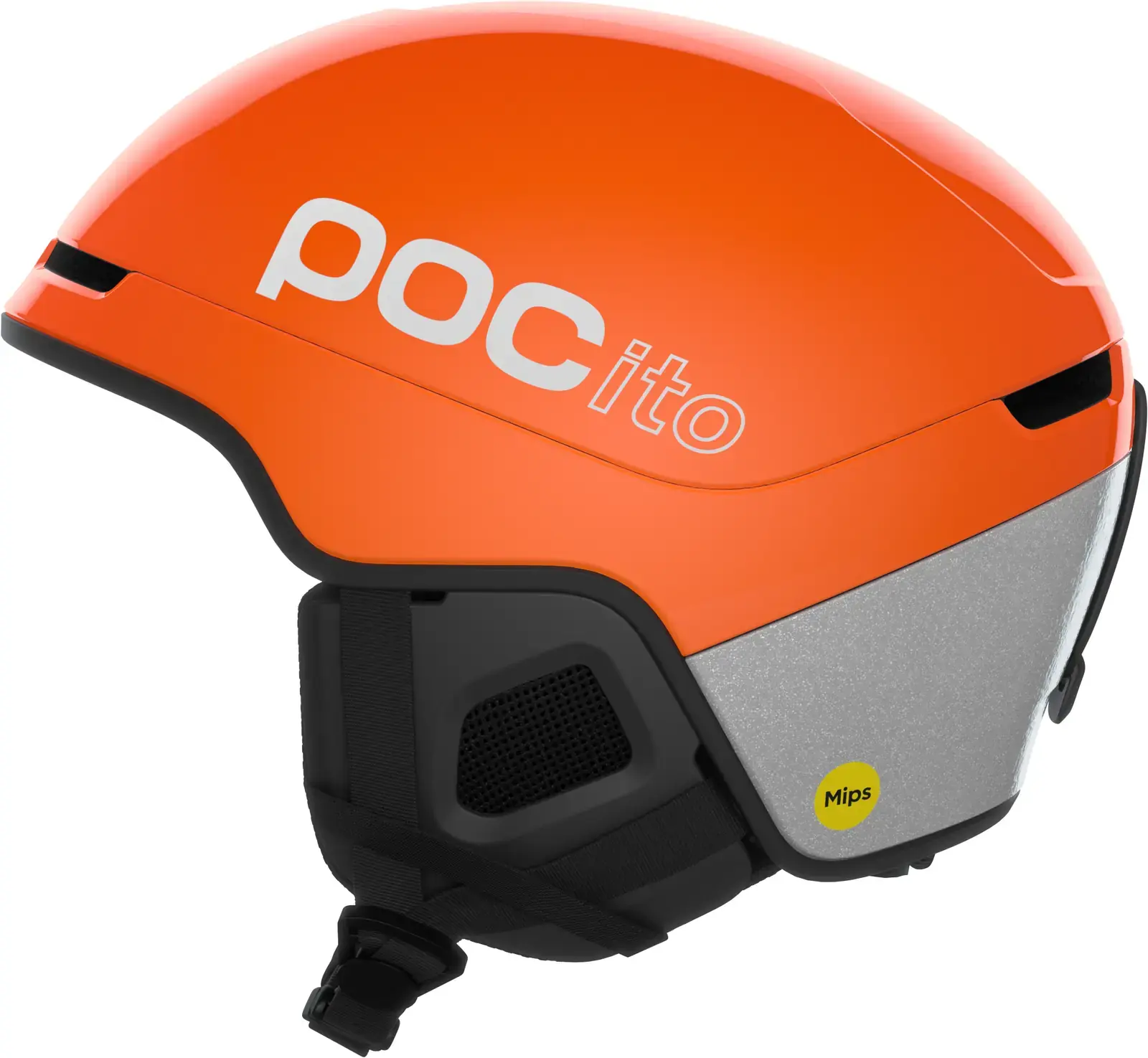 Dětská lyžařská helma POCito Obex - Fluorescent Orange 51-54