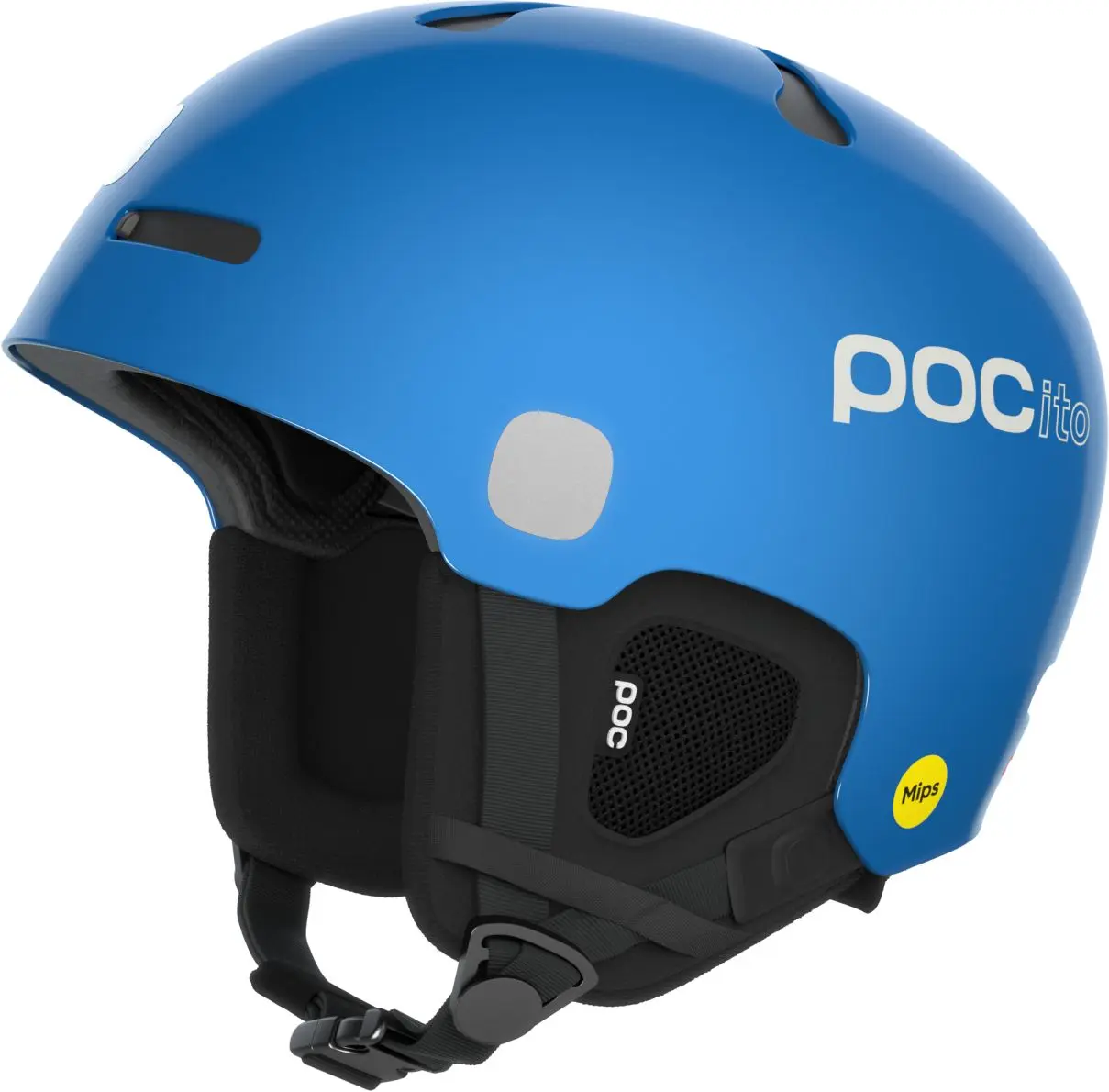 Dětská lyžařská helma POC POCito Auric Cut MIPS - Fluorescent Blue 48-52