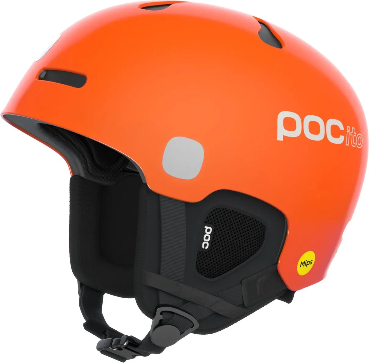 Dětská lyžařská helma POC POCito Auric Cut MIPS - Fluorescent Orange 55-58