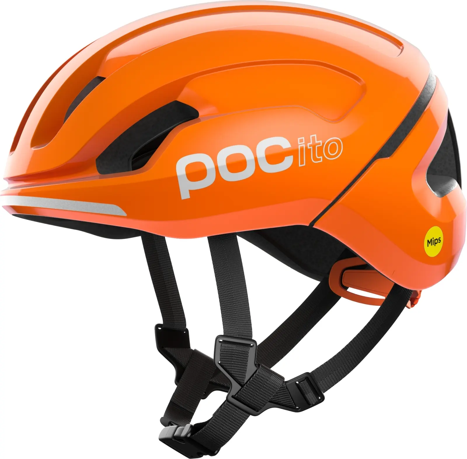 Dětská cyklistická helma POCito Omne MIPS - fluorescent orange 48-52