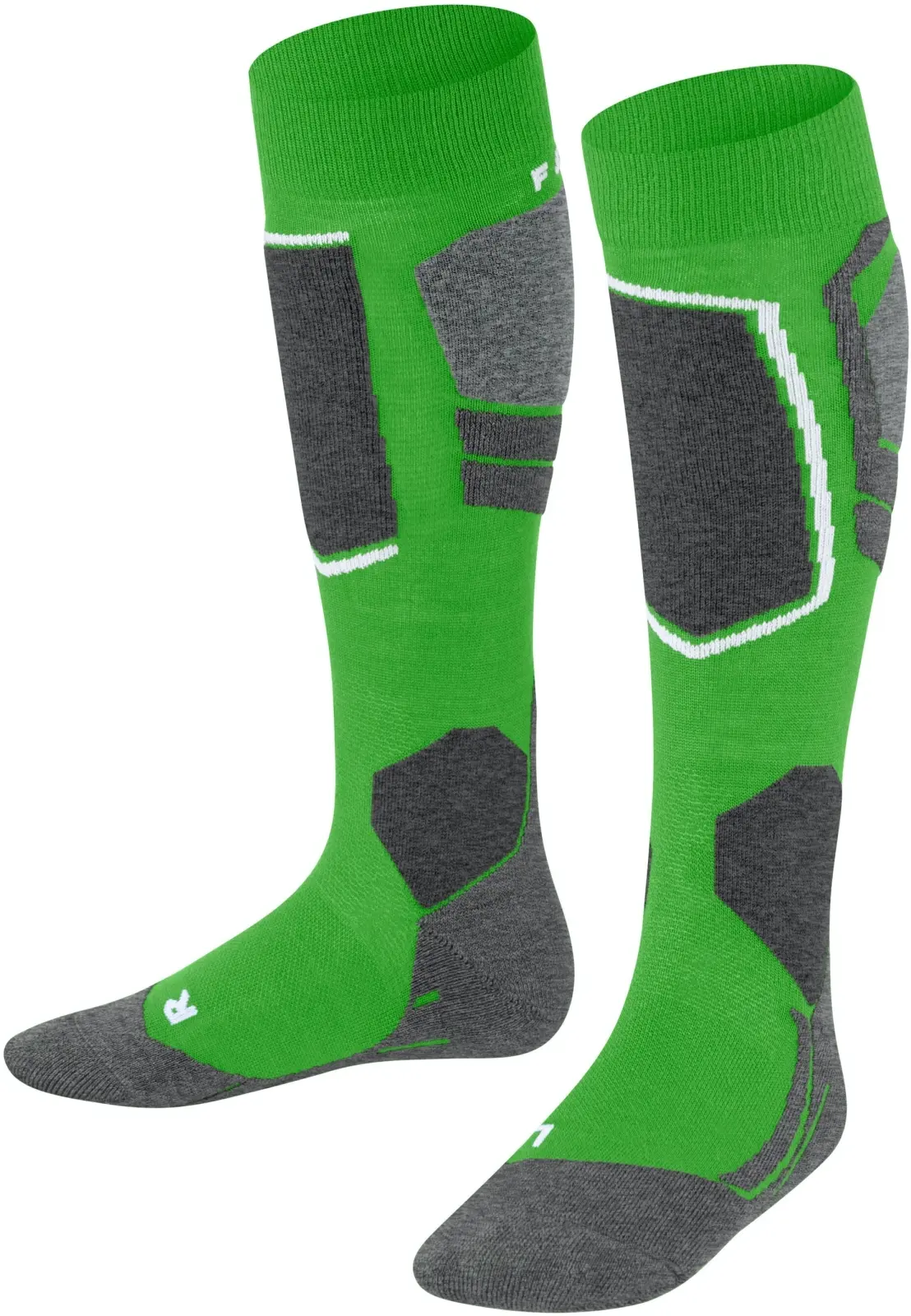 Dětské lyžařské ponožky Falke SK4 Kids Skiing Knee-high Socks - vivid green 23-26