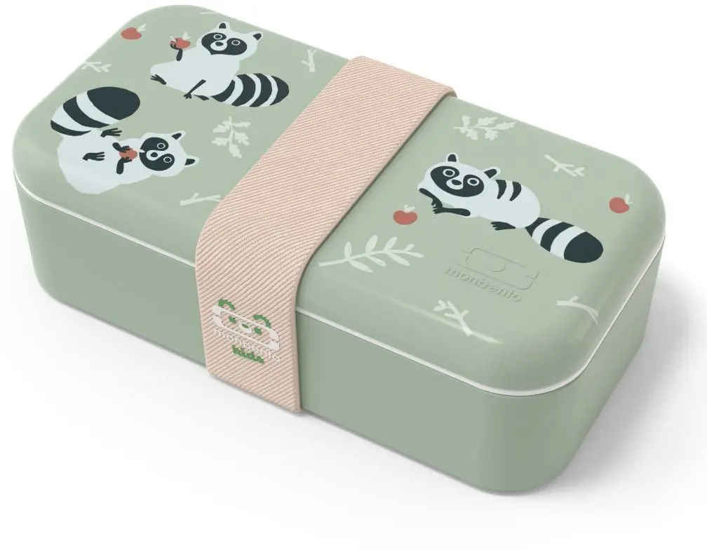 Svačinový box Monbento - Foodie Raccoon uni