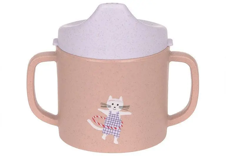 LÄSSIG dětský hrneček Tiny Team cat