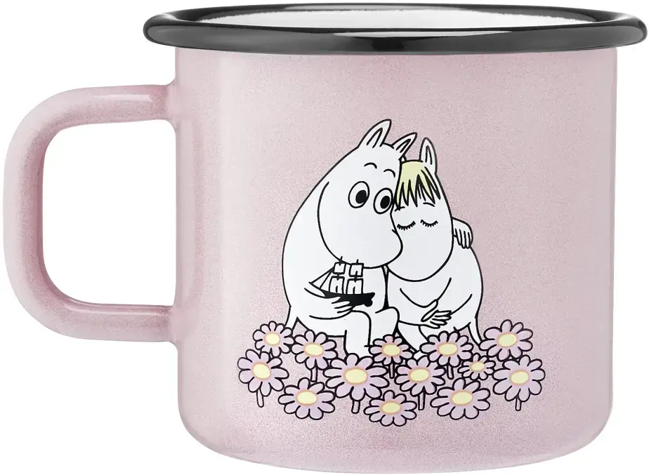Smaltovaný hrnek Muurla Moomin Together 3,7 dl uni