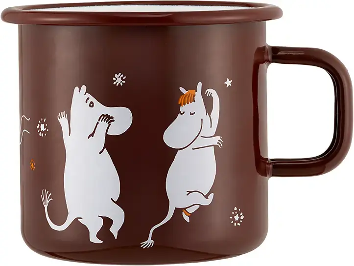Smaltovaný hrnek Muurla Moomin Comet 5,5 dl uni