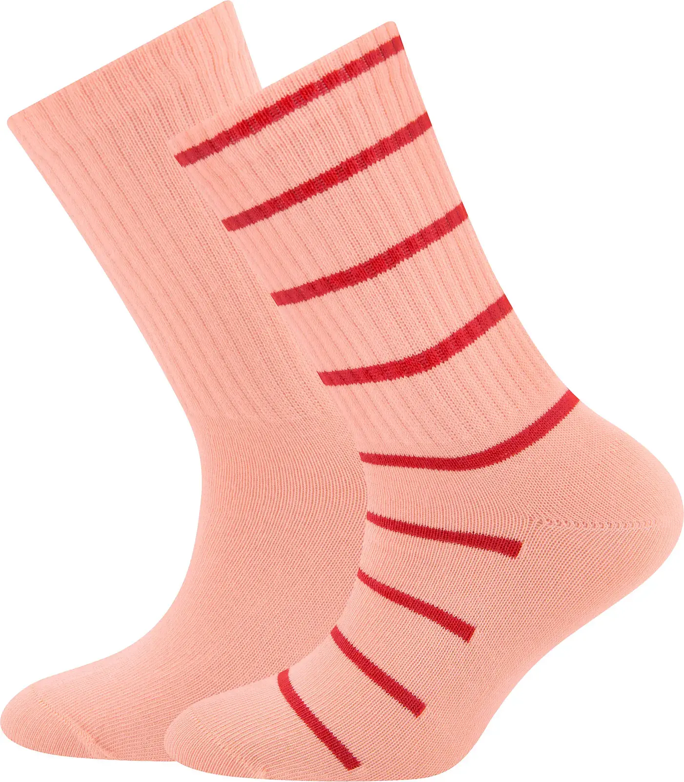 2-balení dětských ponožek Ewers Socken 2er Pack Rippe - rosa 31-34