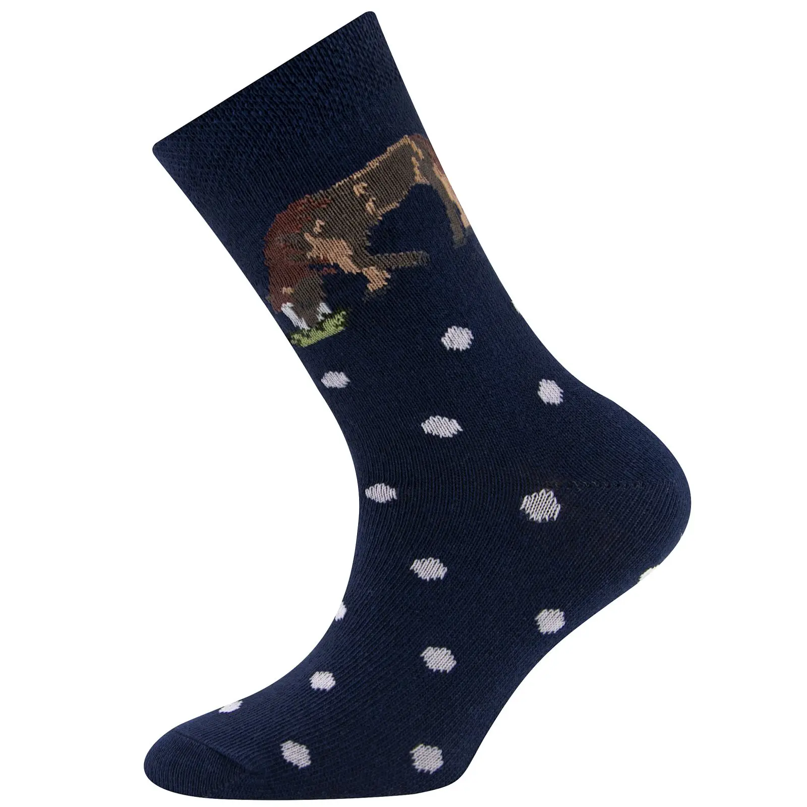Dětské ponožky Ewers Socken Pferd - navy 31-34
