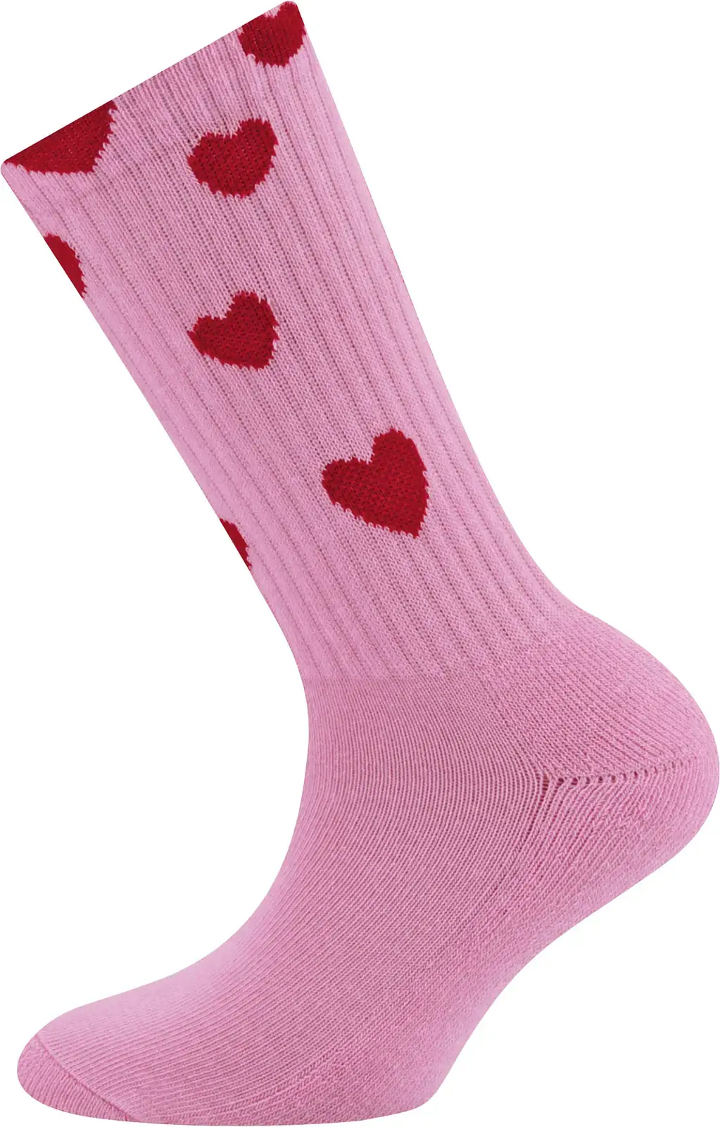 Dětské ponožky Ewers Tennissocken Kinder Hearts - ice pink 31-34