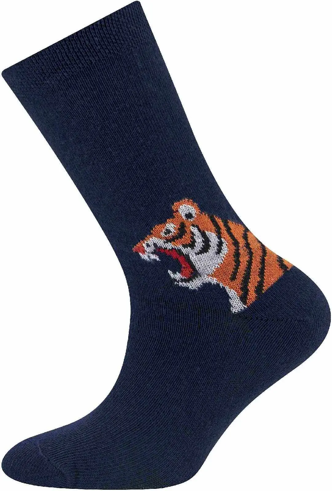 Dětské ponožky Ewers Socken Tiger - navy 31-34