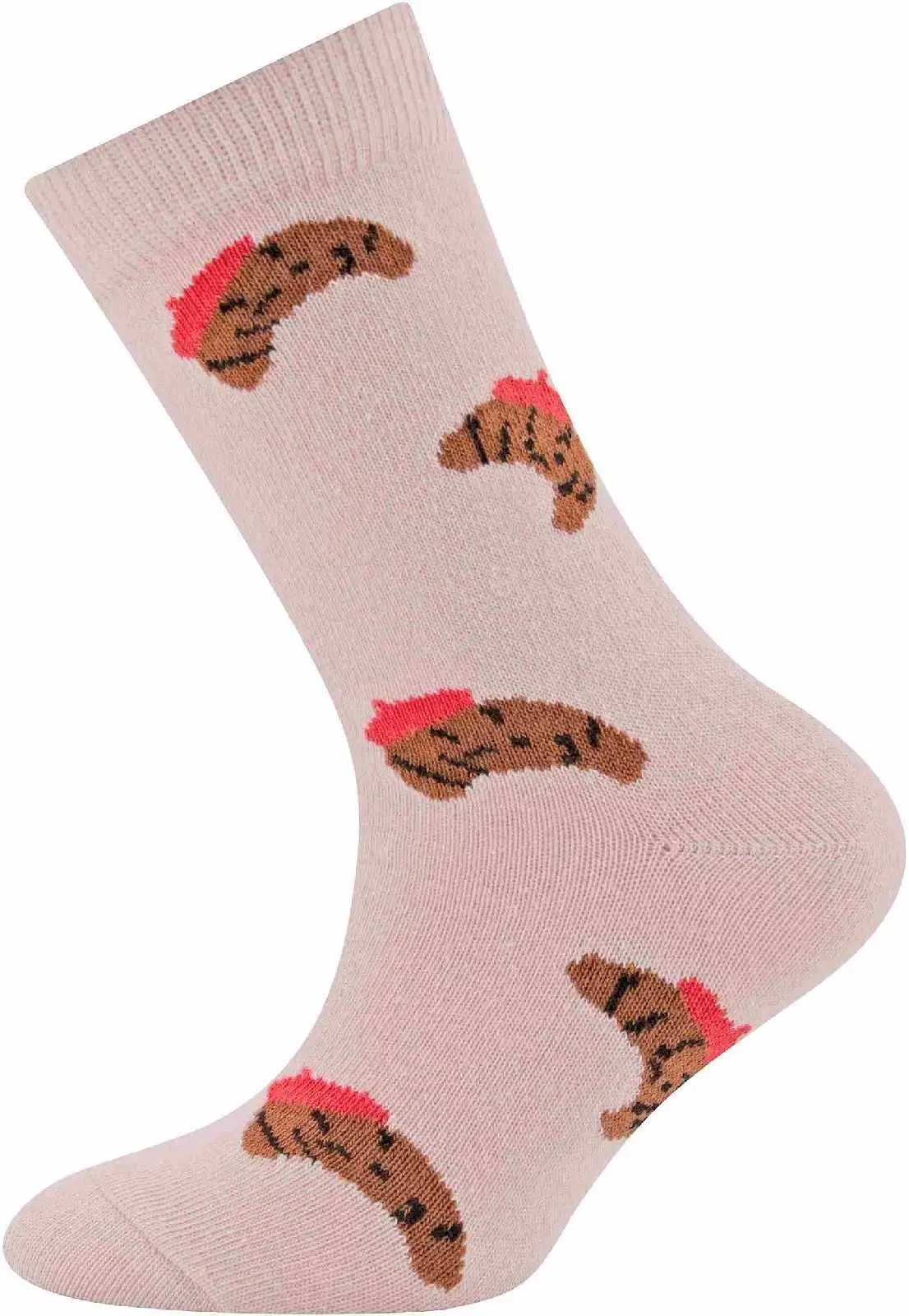 Dětské ponožky Ewers Socken Croissant - rosenrauch 27-30