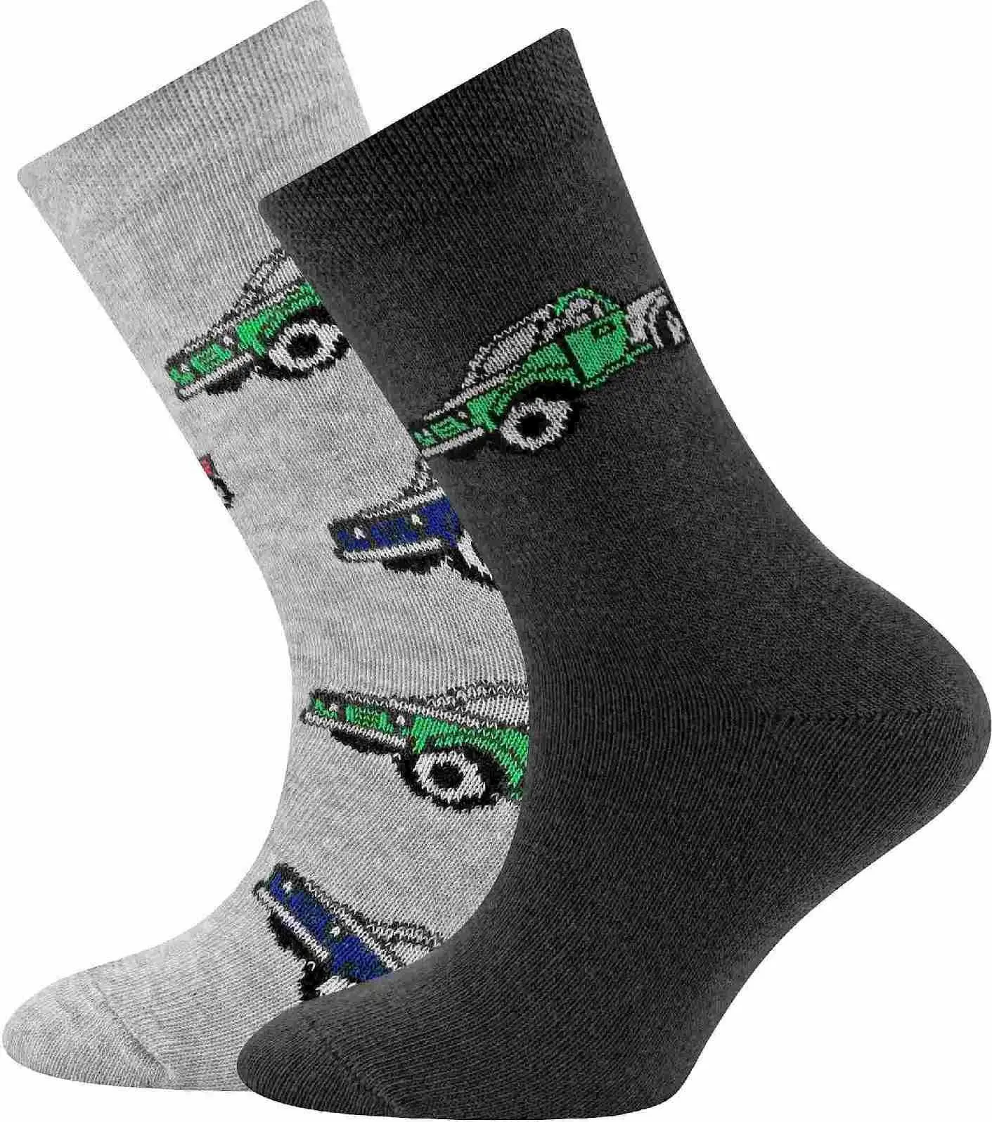 2-balení dětských ponožek Ewers Socken 2er Pack Auto - 0002 31-34