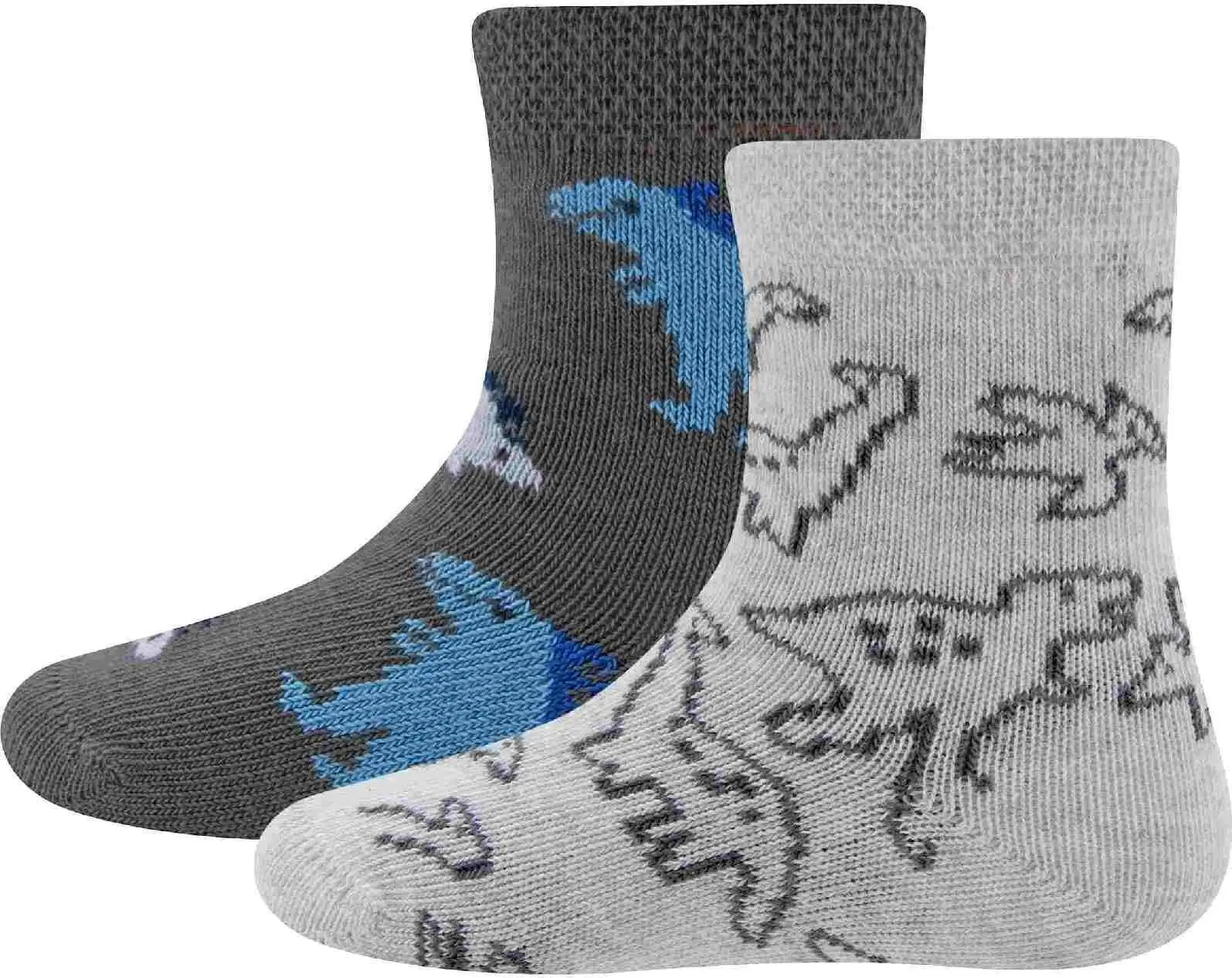 2-balení dětských ponožek Ewers Socken 2er Pack Dinos - 0002 31-34