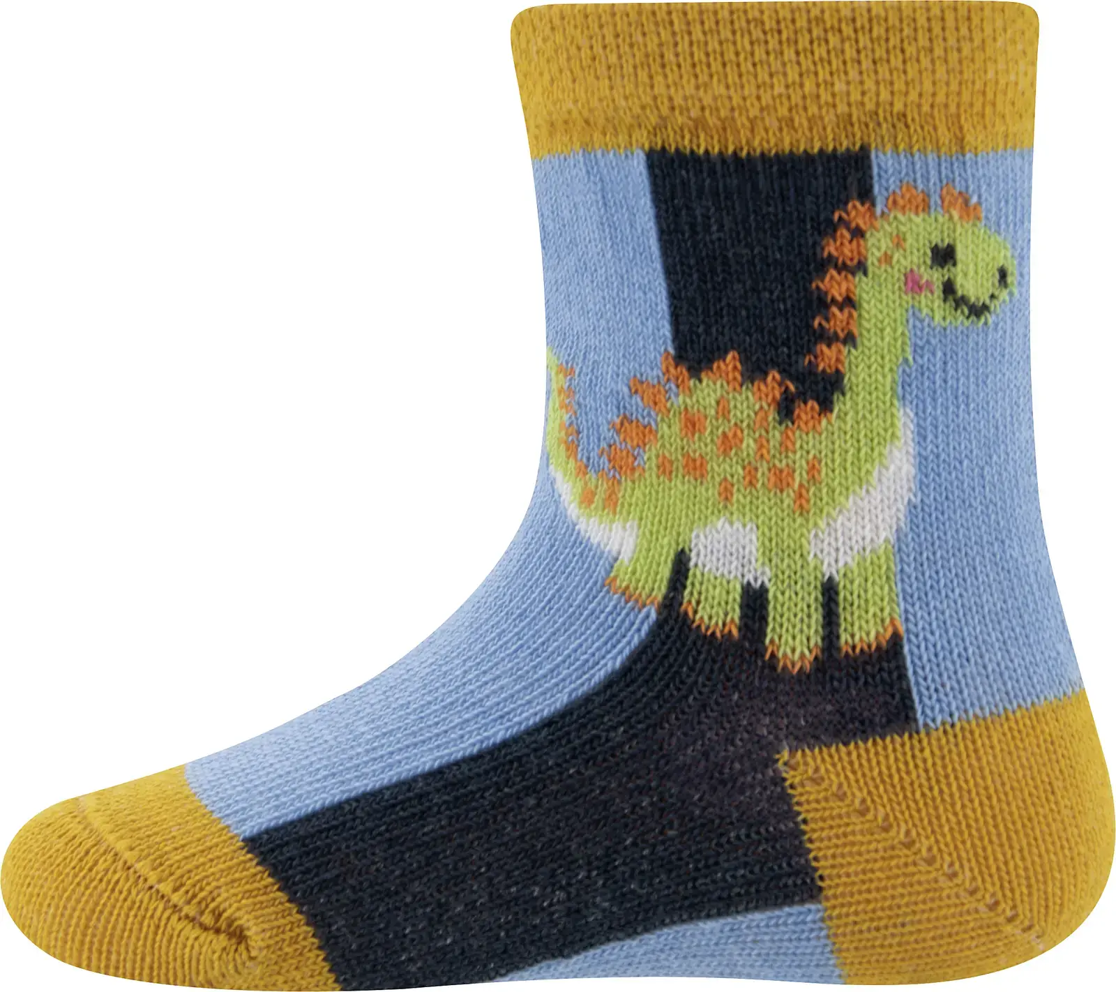 Dětské ponožky Ewers Socken Dino - honig 31-34