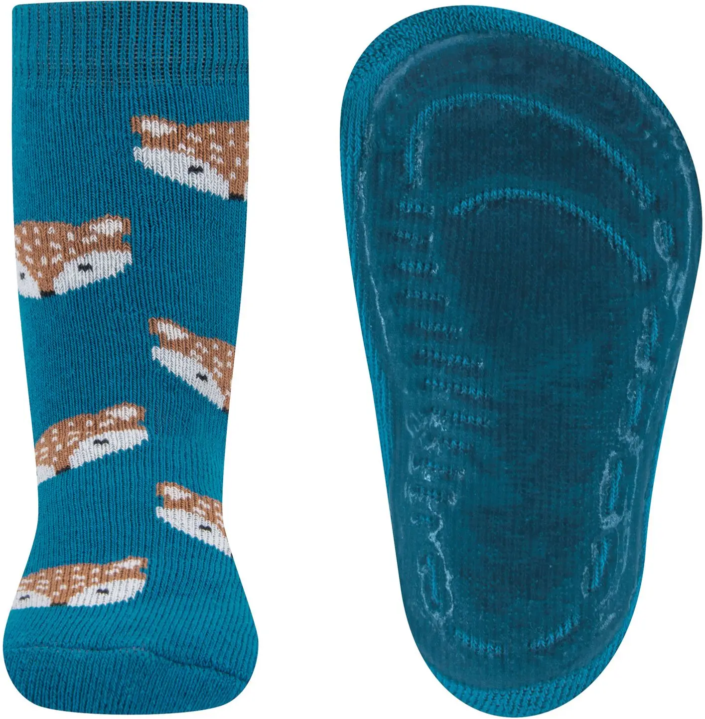 Dětské protiskluzové ponožky Ewers Stoppersocken SoftStep Fuchs - turquoise 29-30