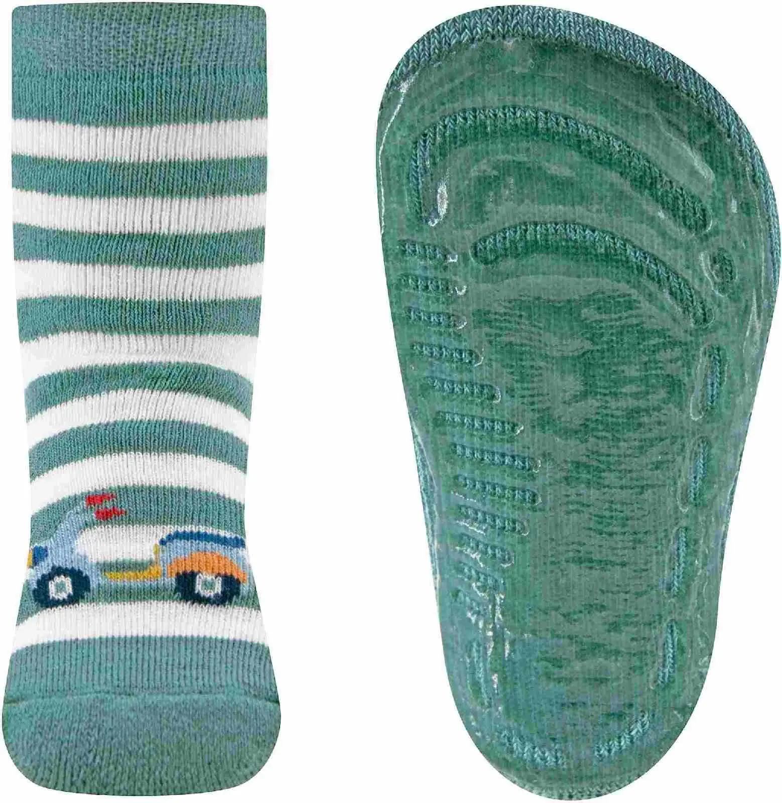 Dětské protiskluzové ponožky Ewers Stoppersocken SoftStep Roller - gecko 25-26
