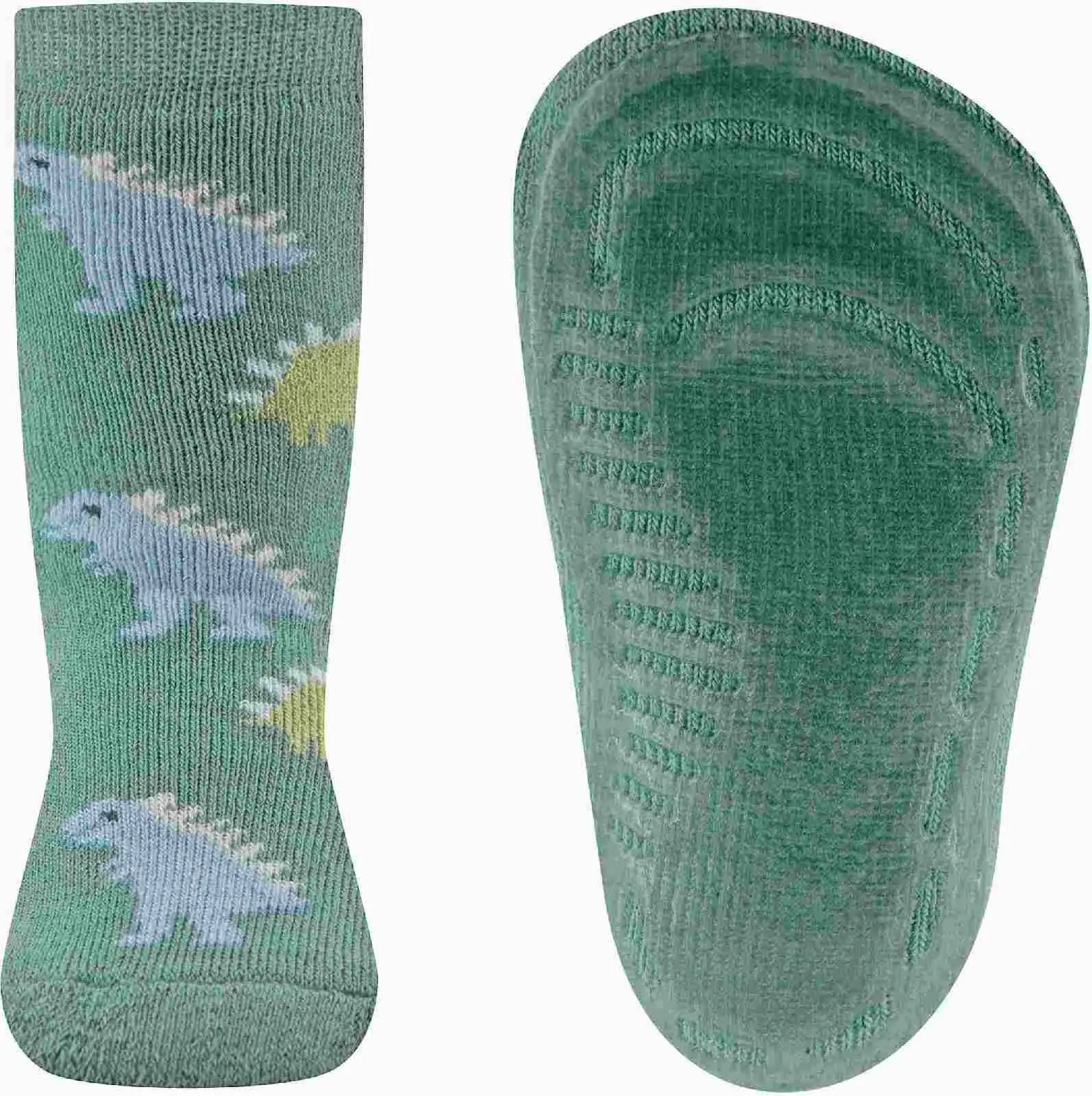 Dětské protiskluzové ponožky Ewers Stoppersocken SoftStep Dinos - schattenspiel 27-28
