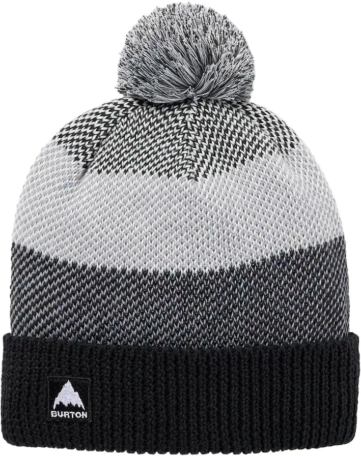Dětská zimní čepice Burton Kids Fleece-Lined Pom Beanie - true black uni