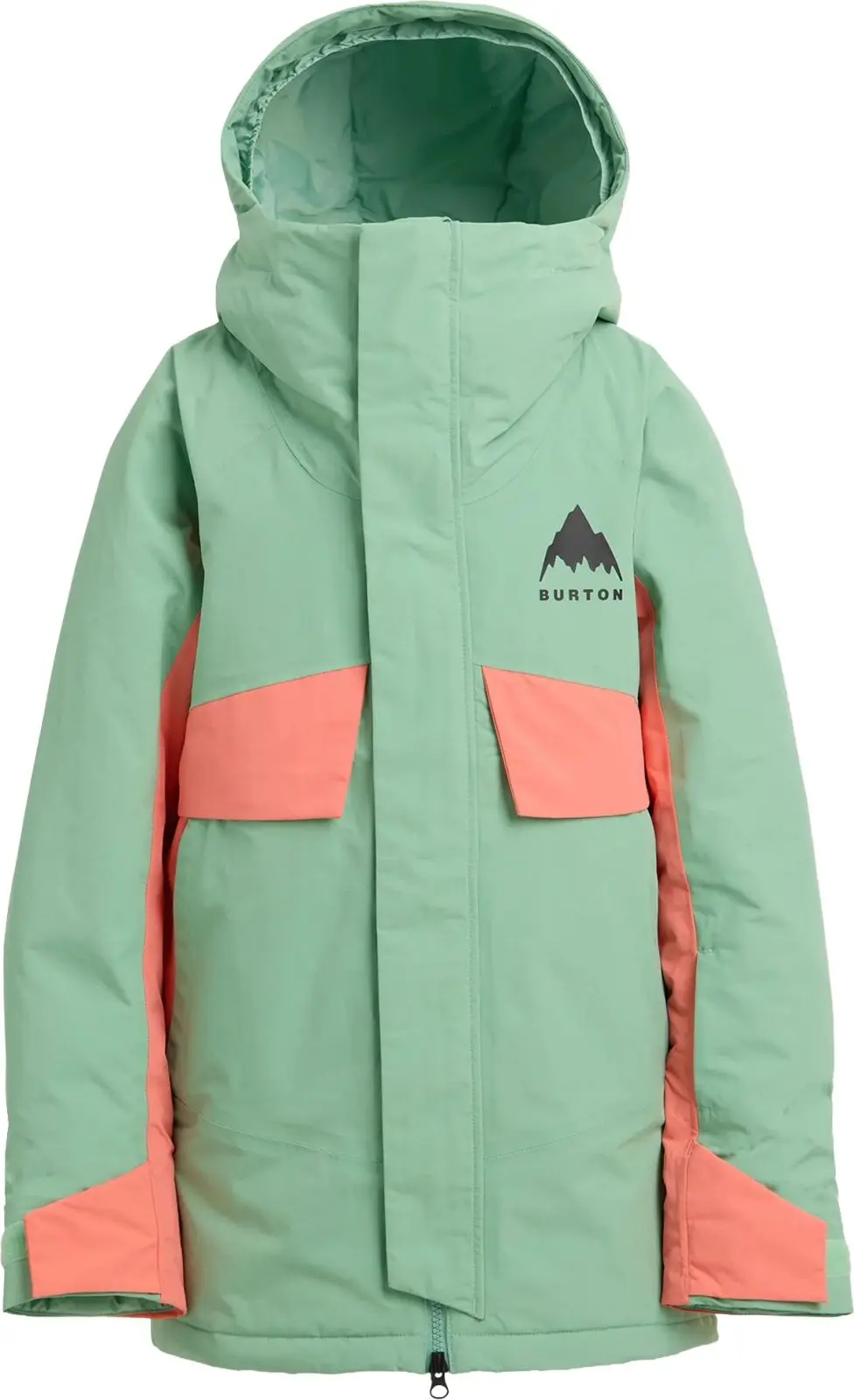 Dětská lyžařská bunda Burton Kids' Ascutney 2L Jacket - soft sage/peach echo 164-170