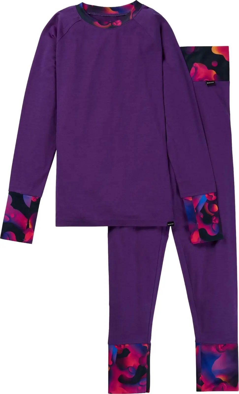 Dětské funkční prádlo Burton Kids' Merino Wool Base Layer Set - imperial purple 128