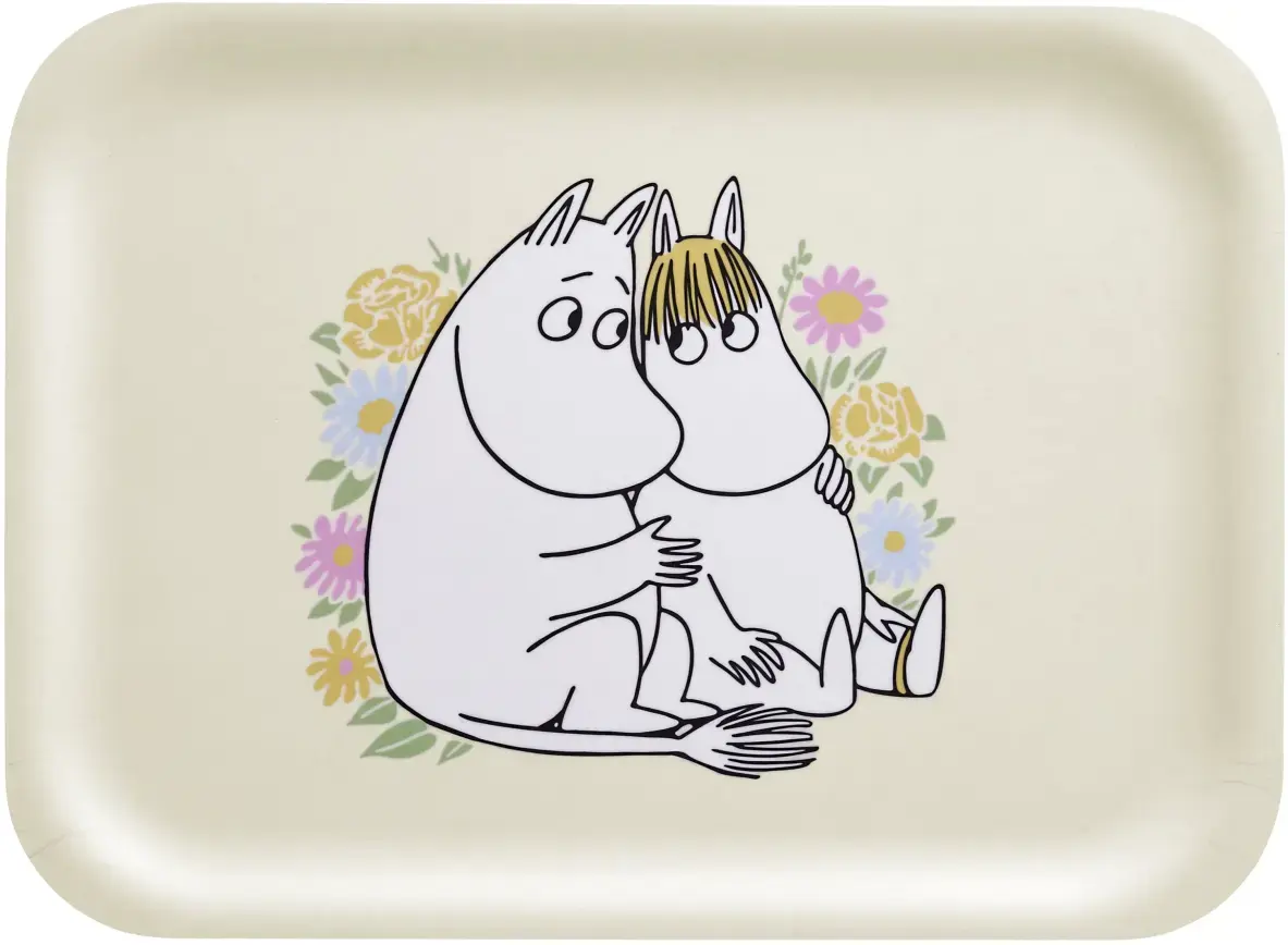 Tác Muurla Moomin Flowers 27x20 cm uni