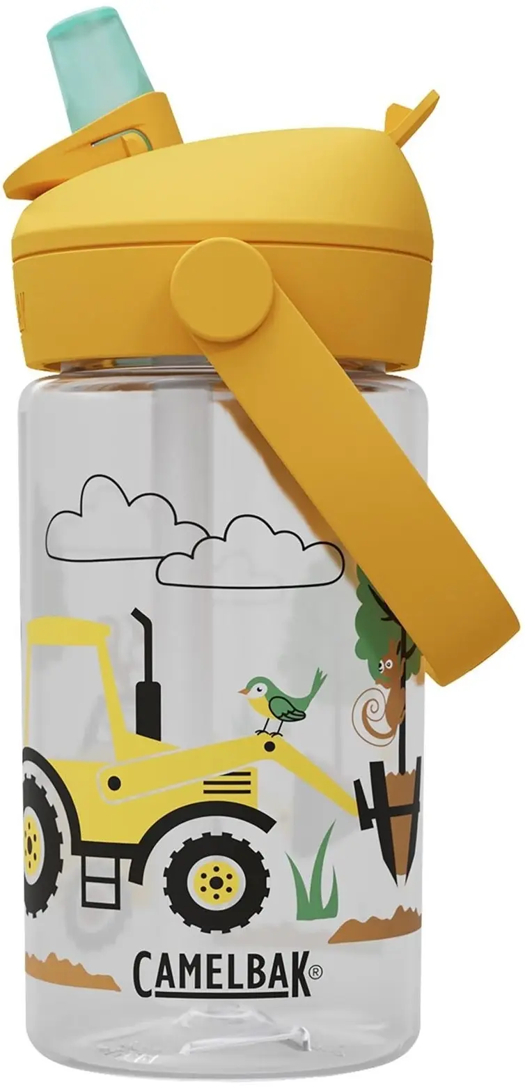 Dětská sportovní láhev Camelbak Thrive Flip Straw Kids 0,4l - Tractors and Trees uni