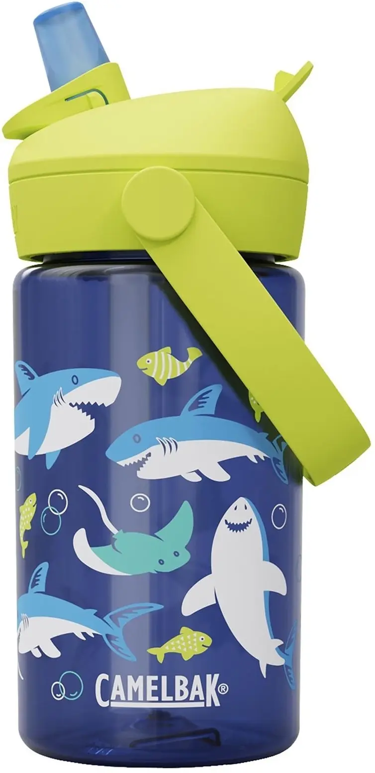 Dětská sportovní láhev Camelbak Thrive Flip Straw Kids 0,4l - Shark and Rays uni
