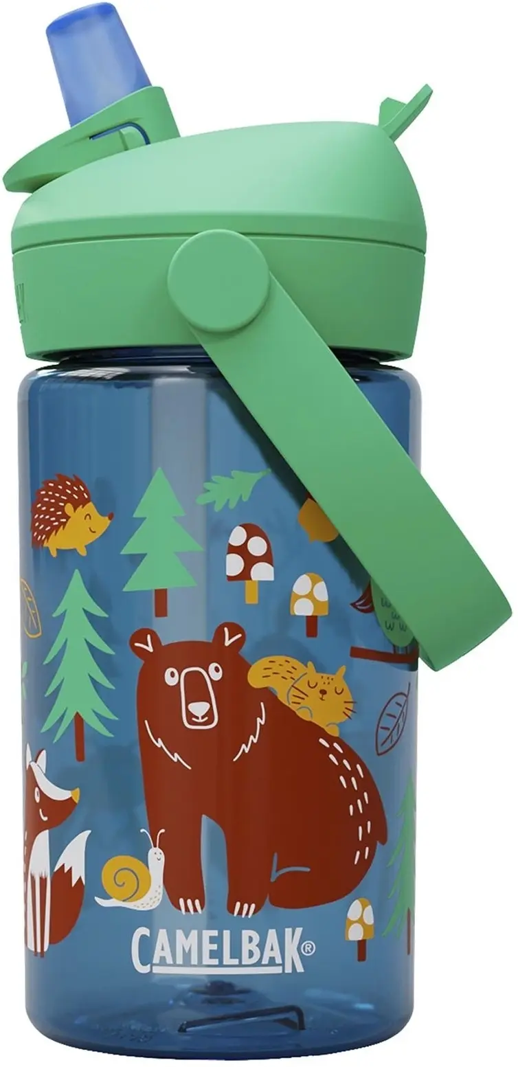 Dětská sportovní láhev Camelbak Thrive Flip Straw Kids 0,4l - Friendly Forest uni