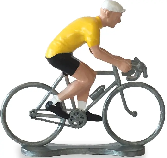 Figurka cyklisty Bernard & Eddy Yellow cyclist Bernard uni