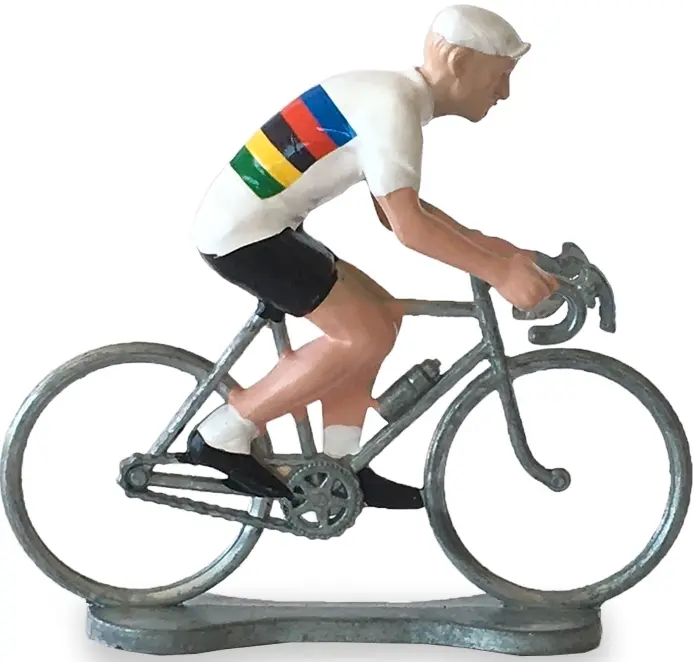 Figurka cyklisty Bernard & Eddy World Champion sit cyclist Louison uni