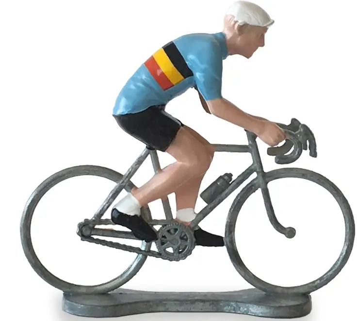 Figurka cyklisty Bernard & Eddy Belguim cyclist Eddy uni