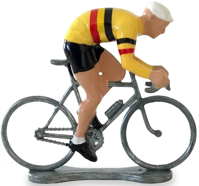 Figurka cyklisty Bernard & Eddy - Mistr Belgie Lucien uni