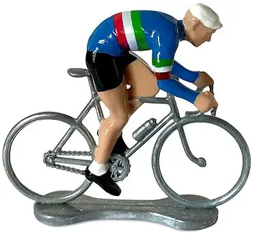 Figurka cyklisty Bernard a Eddy sprinter - mistr Itálie uni
