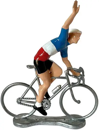 Figurka cyklisty Bernard & Eddy - Champion de France Romain uni