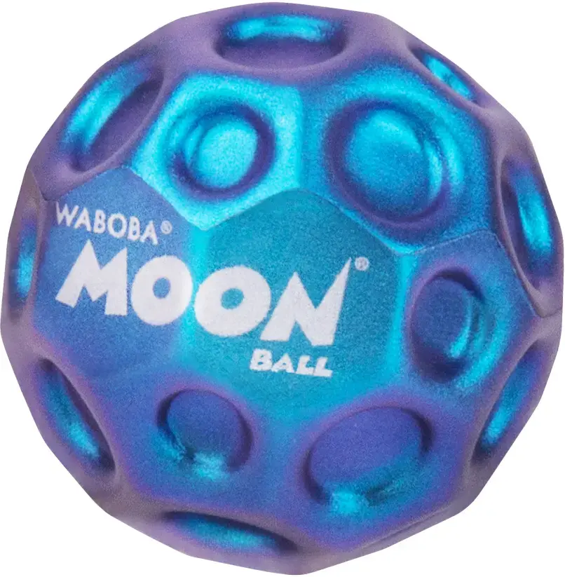Hyperskákavý míček Waboba Metallic Moon - modrá uni