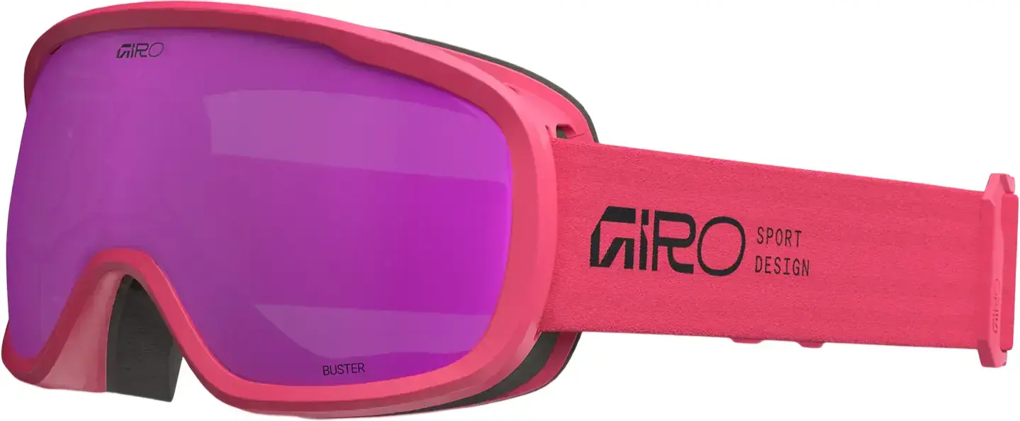 Dětské lyžařské brýle Giro Buster - Neon Pink Stacked/Amber Pink uni