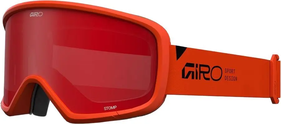 Dětské lyžařské brýle Giro Stomp - Orange Wordmark/Amber Rose uni