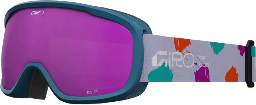 Dětské lyžařské brýle Giro Buster - Teal Painted/Amber Pink uni