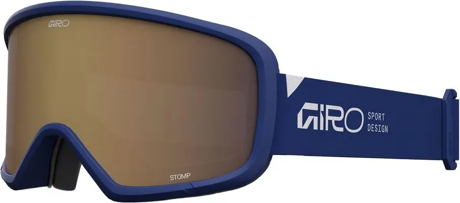 Dětské lyžařské brýle Giro Stomp - Blue Wordmark/Amber Rose uni