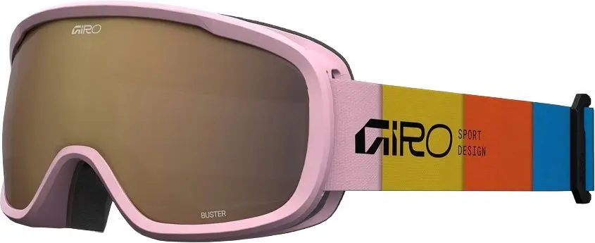 Dětské lyžařské brýle Giro Buster - Pink Blocks/Amber Rose uni