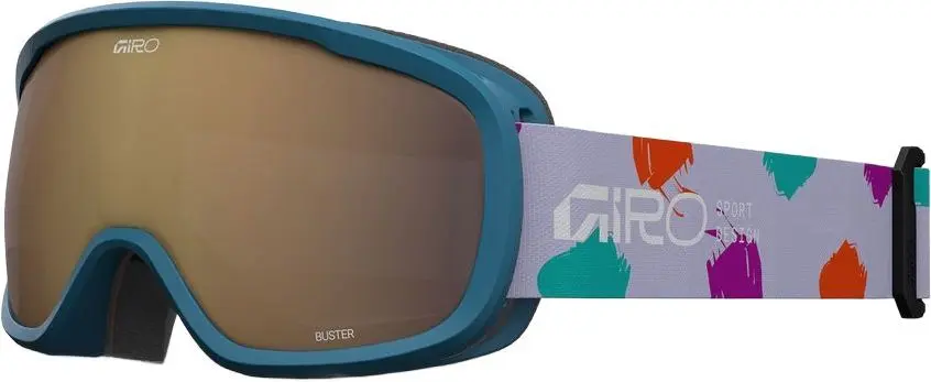 Dětské lyžařské brýle Giro Buster - Teal Painted/Amber Rose uni