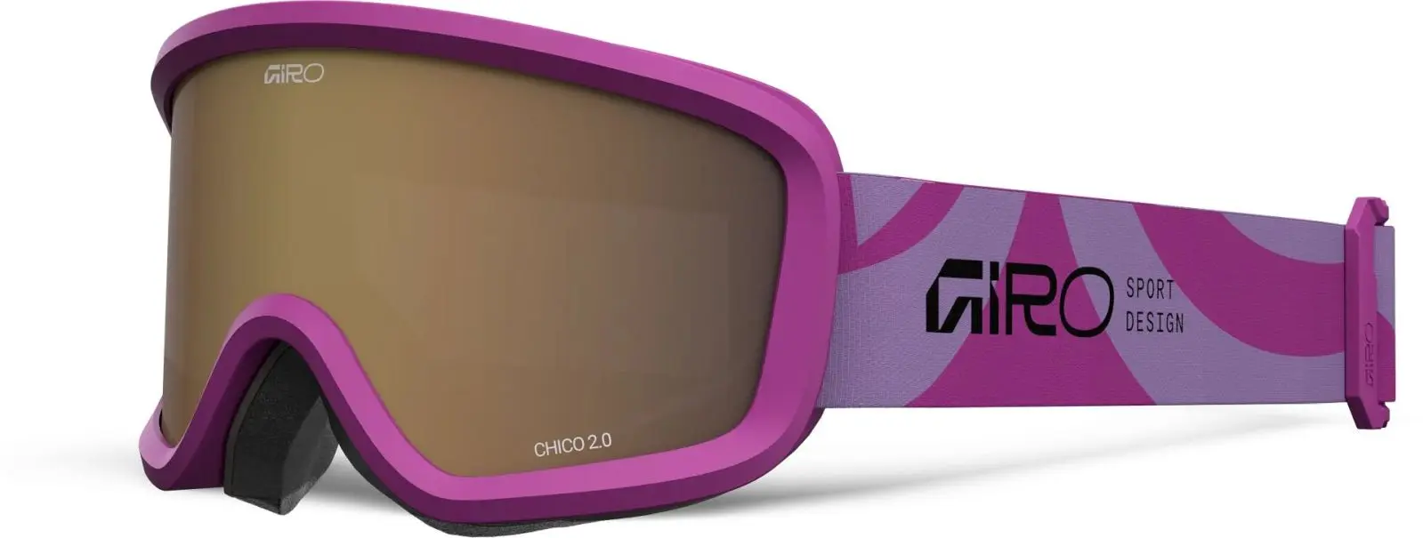 Dětské lyžařské brýle Giro Chico 2.0 - Pink Flow/Amber Rose uni